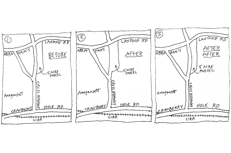 Cross Highway trail maps by Dan Rattiner