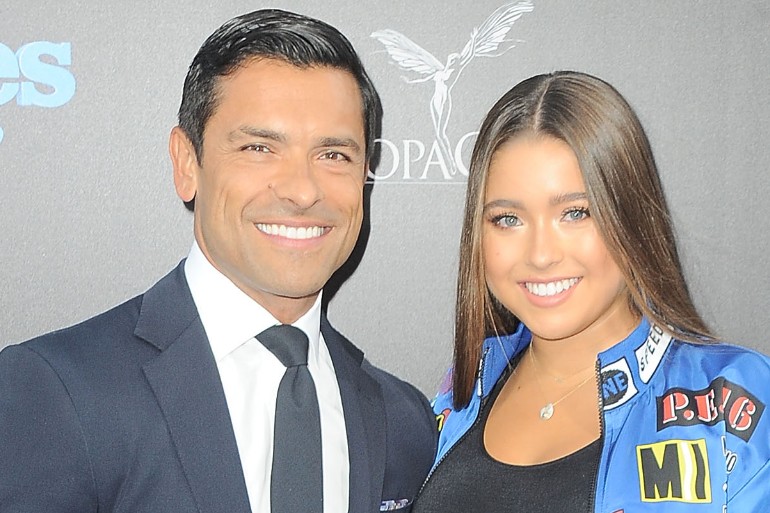 Mark Consuelos and daughter Lola Consuelos