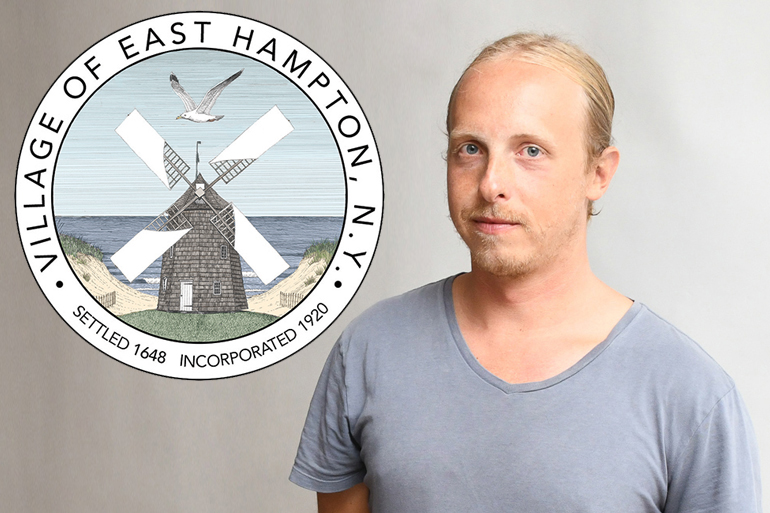 Scott Bluedorn, creator of the East Hampton Village centennial seal