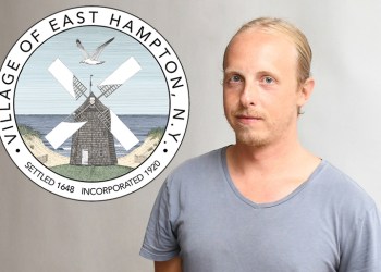 Scott Bluedorn, creator of the East Hampton Village centennial seal