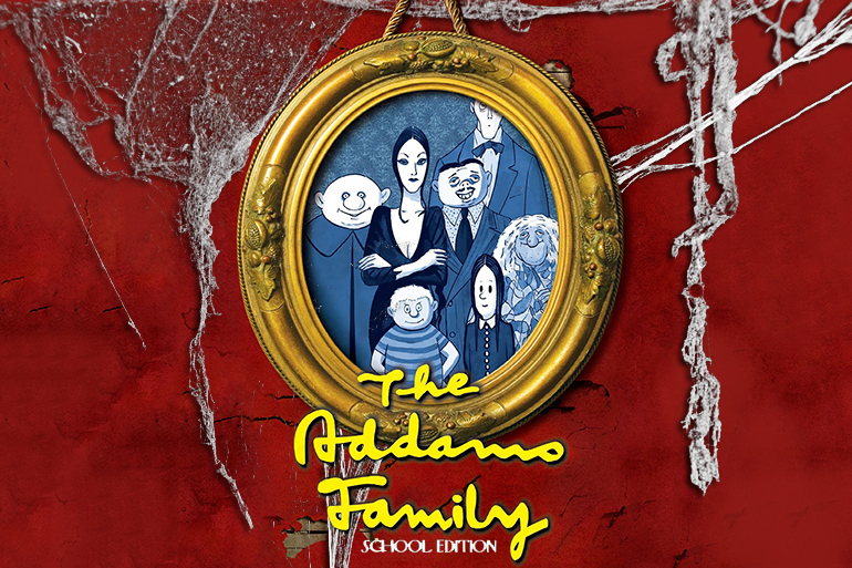 Addams Family Musical School Edition logo WHBPAC