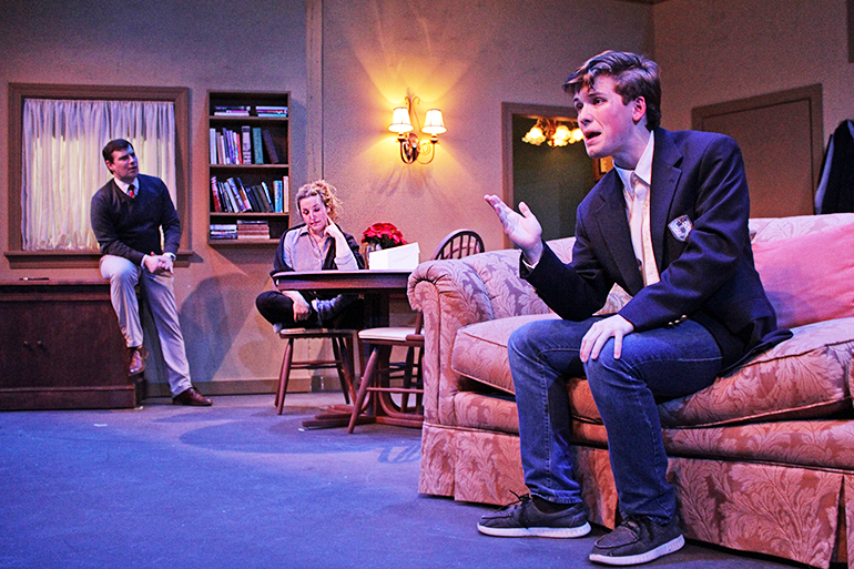 Hampton Theatre Company performing "Admissions" theater