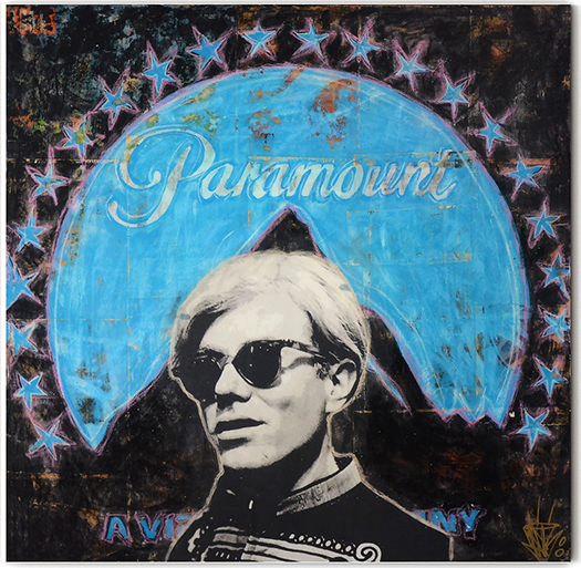 "Paramount Warhol" by Seek One, Image: Courtesy White Room Gallery