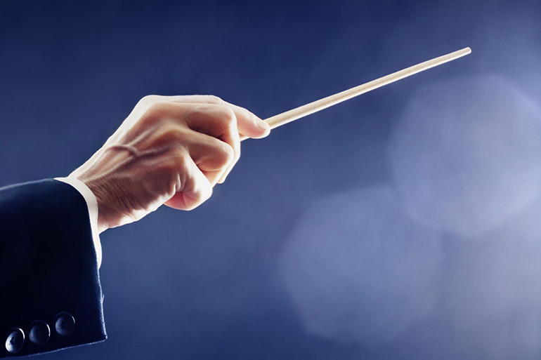 music conductor hands orchestra conducting