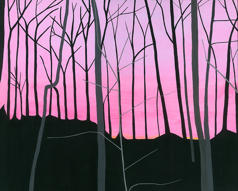 "Pink Sky at Night" (2018) by Carly Haffner