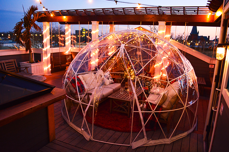 The rooftop igloo RHUM