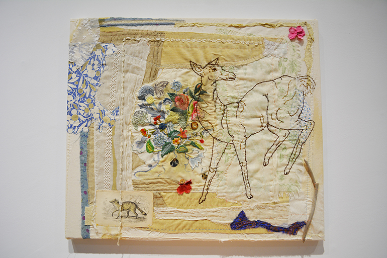 Erica-Lynn Huberty's recently completed piece for the Southampton Arts Center Takeover 2020!