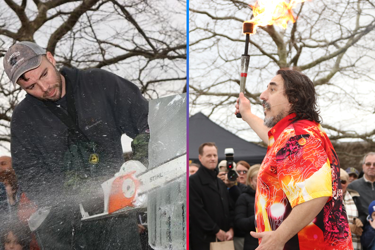 Elemental extremes fire and ice reign supreme at the annual HarborFrost