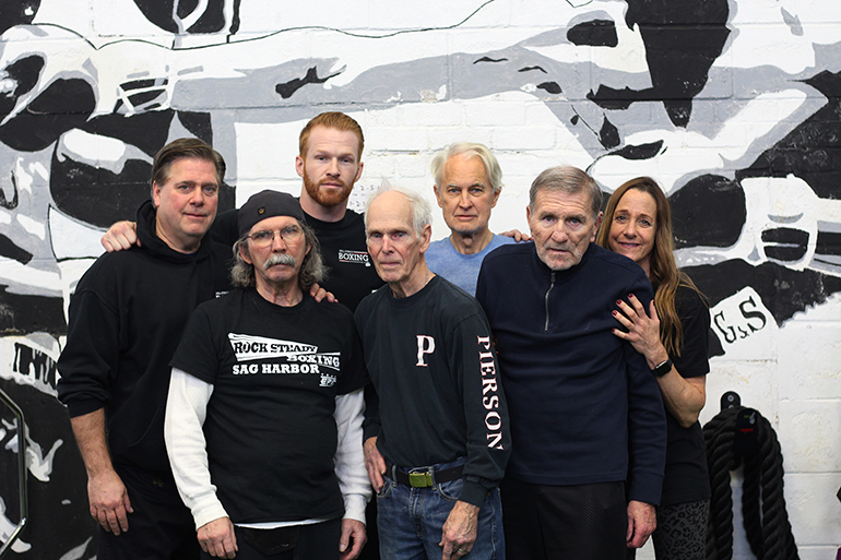Hill Street Boxing participants and coaches