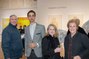 Bert Meem, artist Franco Cuttica, Deborah Van Zijl, Knight Meem