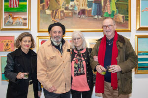 Peggy Heller, George Mittendorf, artist Dinah Maxwell Smith, Jeff Gibbons