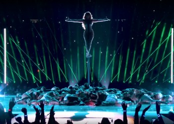 Jennifer Lopez performs in the Super Bowl LIV Halftime Show