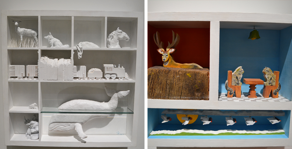 Two of Miles Partington's impressive displays