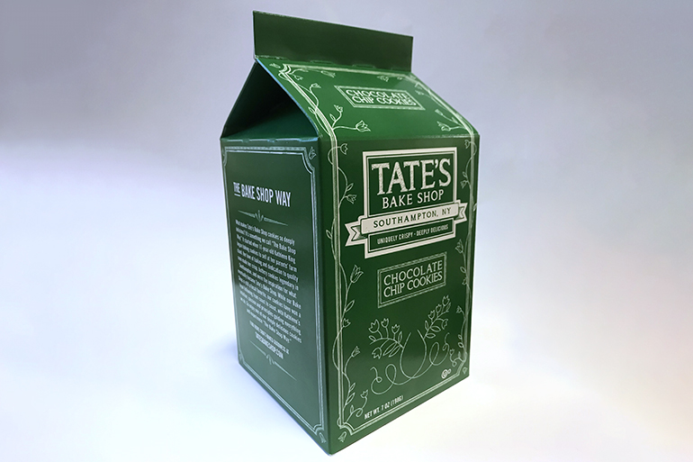 Tate's cookies box