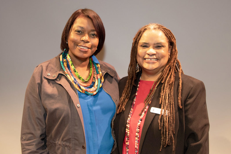 Narratives in the Making moderators Dr. Georgette Grier-Key, and Donnamarie Barnes