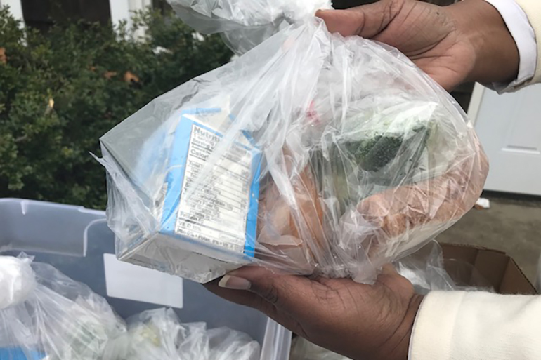 Separate meal packed by BCCRC