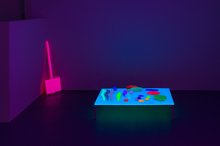Jacqueline Humphries installation view
