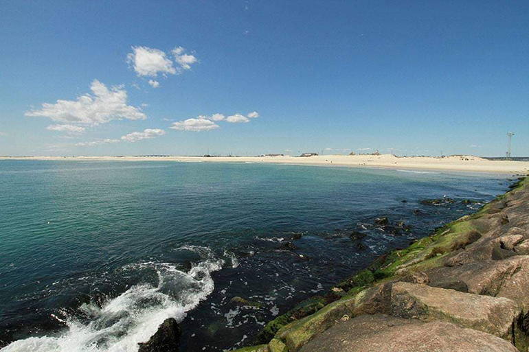 Ponquogue Beach in Hampton Bays