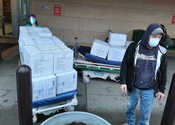 Habitat for Humanity of Suffolk delivers masks to Stony Brook University Hospital