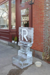 Ryland Life Equipment ice sculpture by Rich Daly