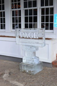 Page at 63 Main ice sculpture by Rich Daly