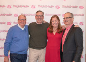 Mike Loftus, Rob Williams, Katy’s Courage co-founders Bridget Collins and Jim Stewart