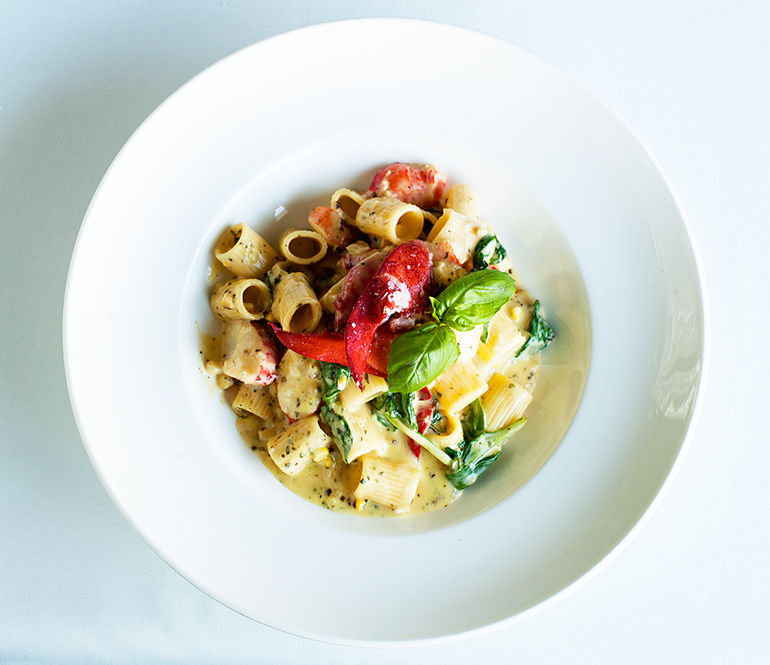 Old School Lobster Garganelli at The Bell & Anchor