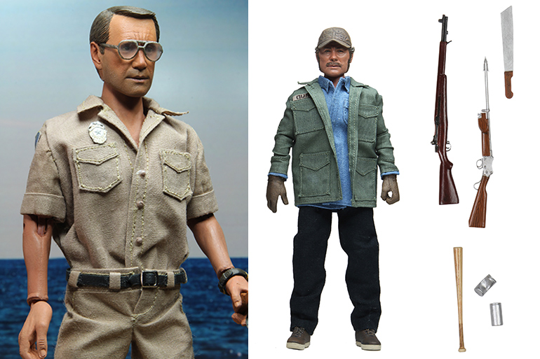 NECA's Jaws action figure line begins with Chief Brody and Quint