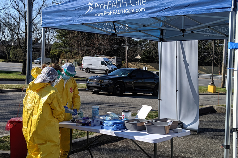 ProHealth's Riverhead coronavirus (COVID-19) testing site