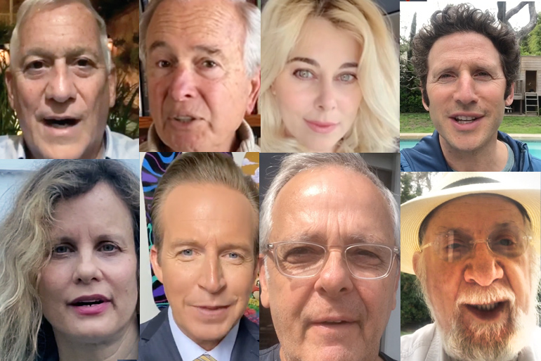 Artists & Writers Game players: Ken Auletta, Mark Feuerstein, Dan Rattiner, Erika Katz, Walter Isaacson, Lori Singer, Chris Wragge and Mike Lupica