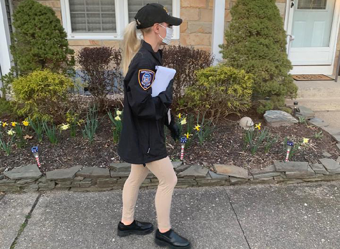 Female Suffolk County SPCA officer