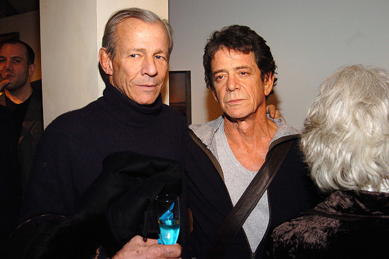 Peter Beard and Lou Reed