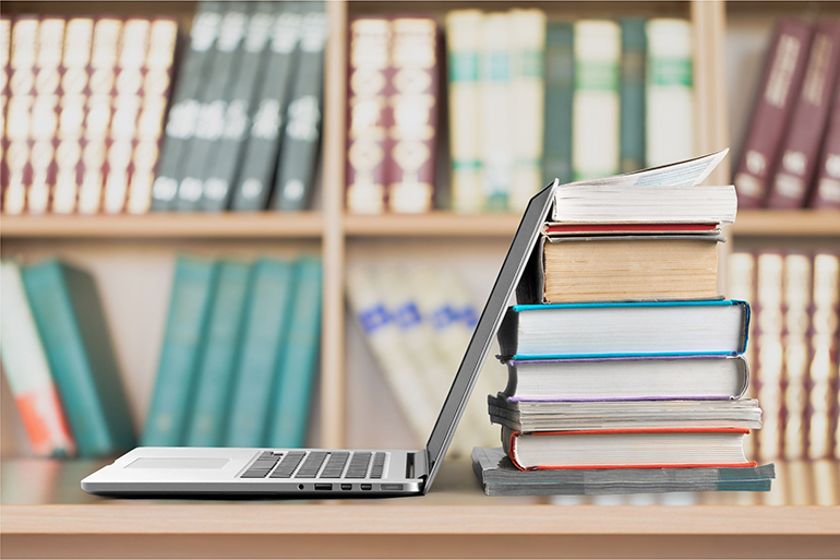 Book, Education, Laptop.