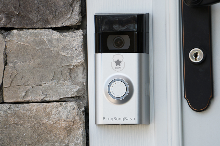 Police-enabled BingBongBash doorbell