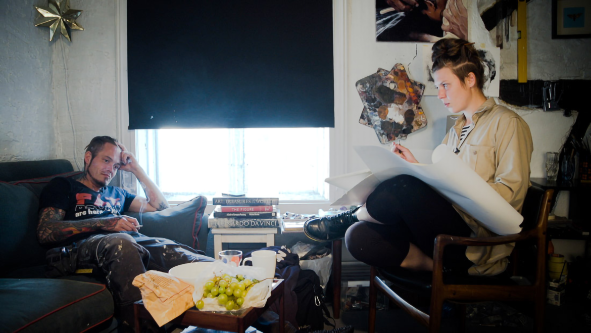 Scene from "The Painter and the Thief"