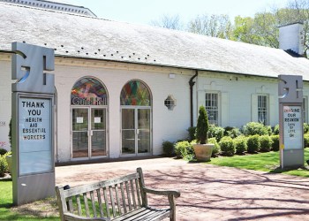 Guild Hall offering words of gratitude and hope