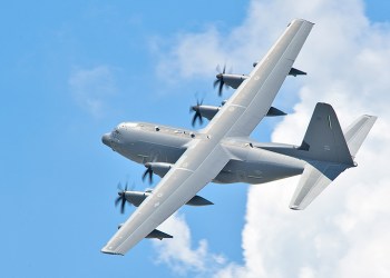HC-130J Combat King II in flight