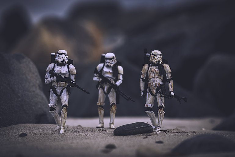 Star Wars the Black Series sandtroopers action figures squad