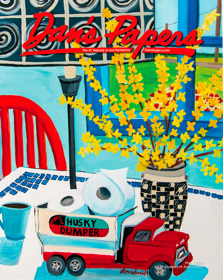 May 1, 2020 Dan's Papers cover art by Elizabeth M. Duerschmidt