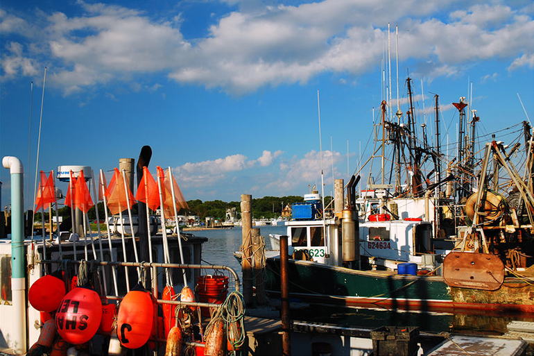 Montauk commercial fishing fleet