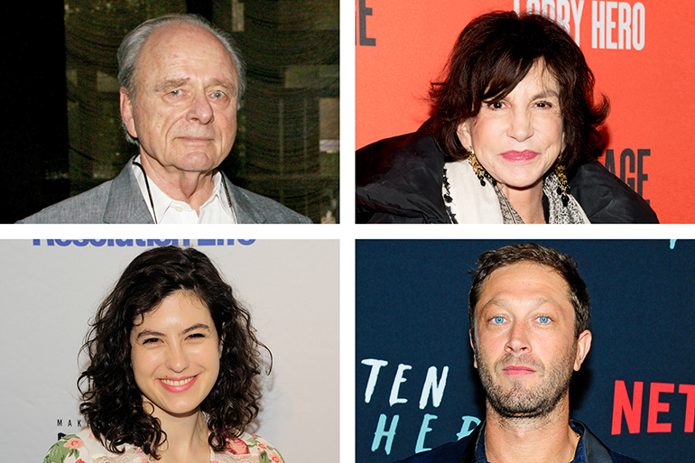 (clockwise) Harris Yulin, Mercedes Ruehl, Ebon Moss-Bachrach and Tedra Millan