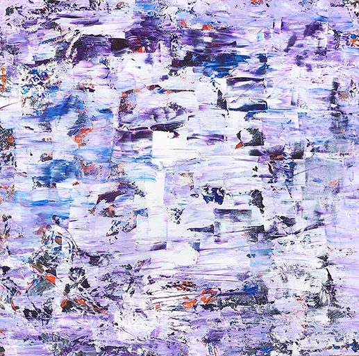 A piece in Kat O'Neill's "Purple" Series