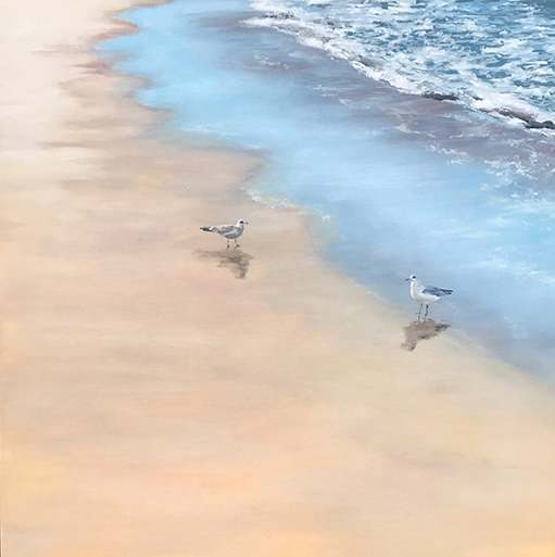 "Seagull Distancing" by Gia Schifano