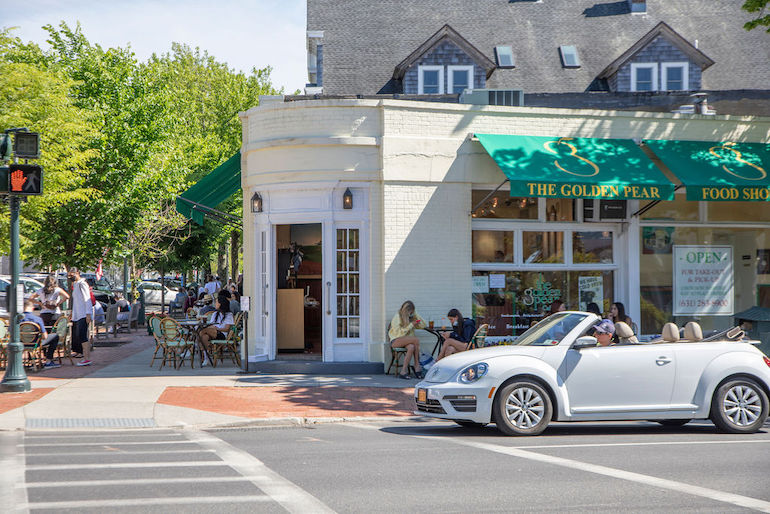 Golden Pear is one of many excellent food stores in the Hamptons offering take-out food