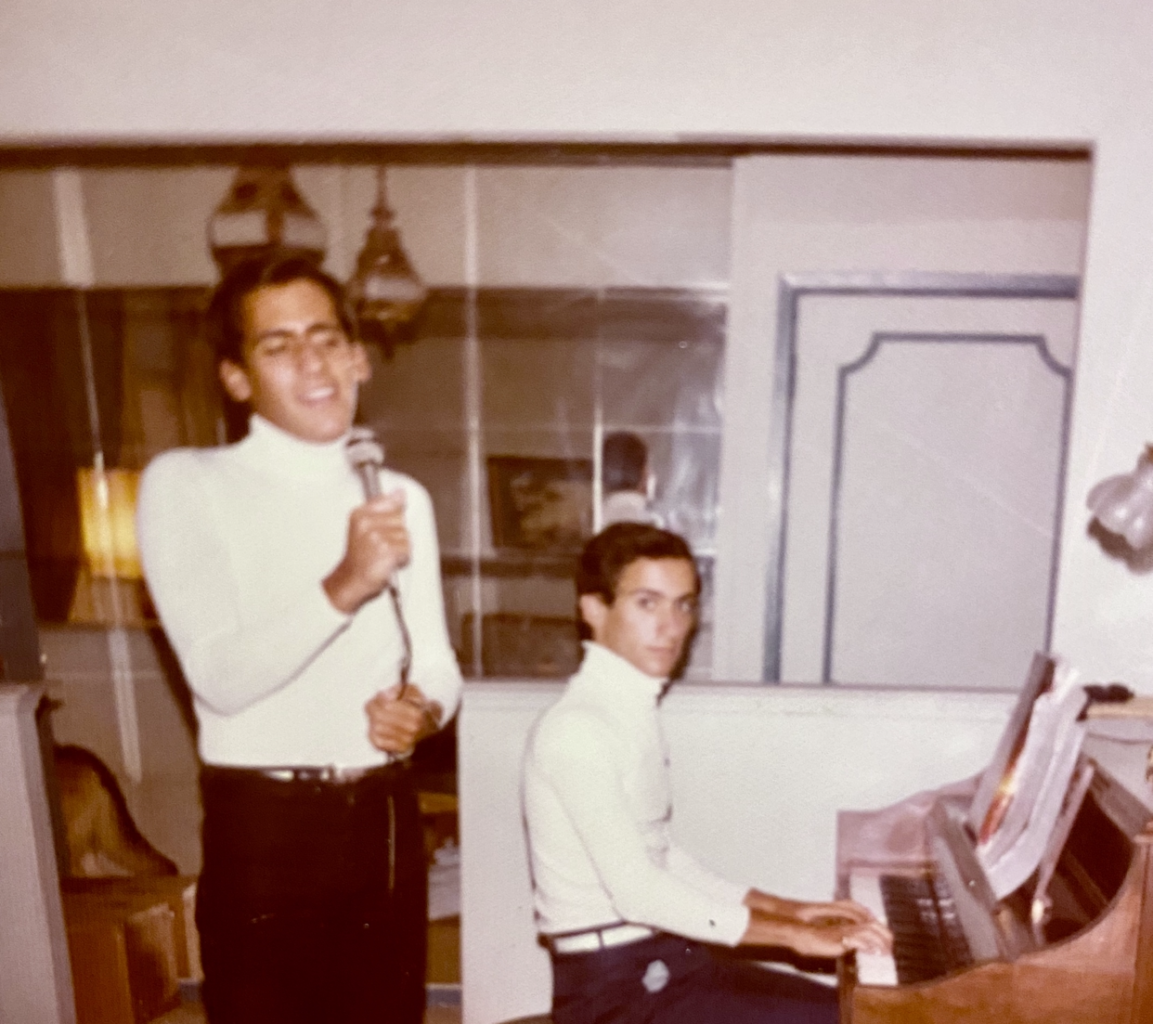 A young Lawrence and Allan Rich performing, Photo: Courtesy Wordsmith PR
