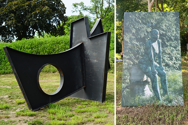 Fitzhugh Karol's "Re Searchesll" and Joiri Minaya's "Container #2"