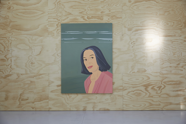 "Pink Kimono, Isaac Mizrahi Series," a portrait of artist Alex Katz's wife Ada, Photo Courtesy Alone Gallery