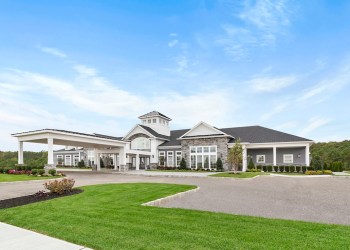 1 Country Pointe Meadows in Yaphank Clubhouse Exterior Photo Courtesy Beechwood Homes