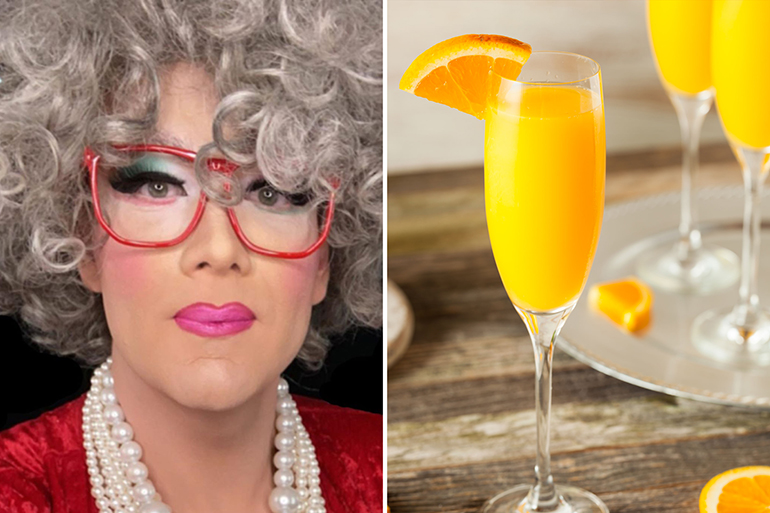 Aunt Barb is ready to dazzle at Our Fabulous Variety Show's Drag Brunch, Photos: Courtesy Robert Kohnken; 123RF