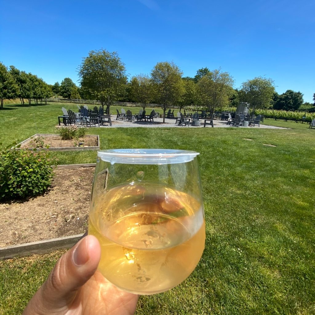 Jamesport Vineyards raising a glass to its gorgeous outdoor space, Photo: ©Jamesport Vineyards